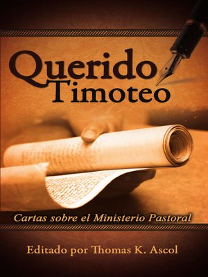 cover image of Querido Timoteo